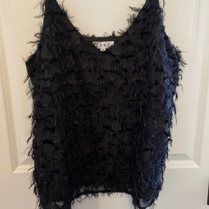 THML black dressy tank top